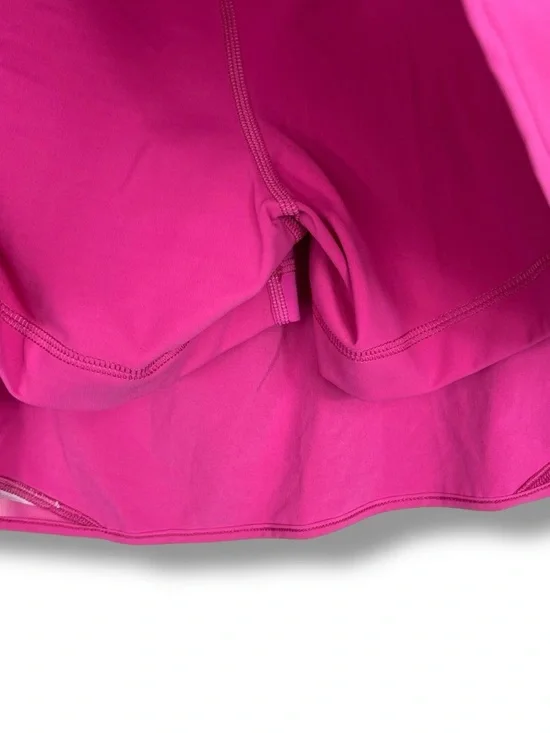 Lululemon Women’s Size 12 Hotty Hot High Rise Skirt Long EUC Sonic Pink Tennis - Picture 12 of 14
